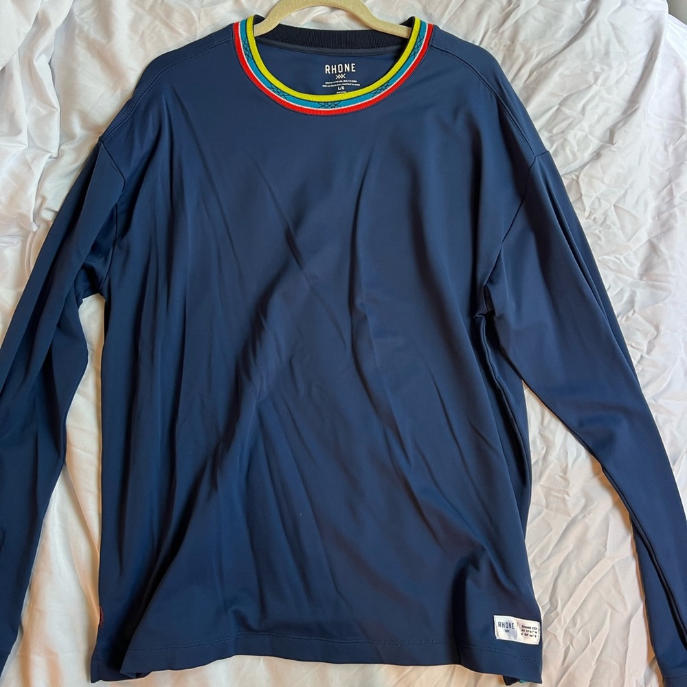 Rhone Men’s Long Sleeve Crewneck Size Large